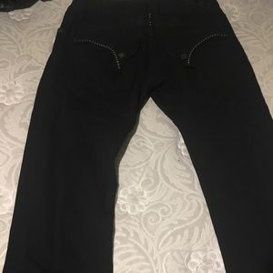 Black robins jeans